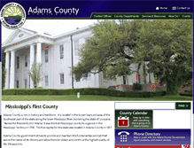 Tablet Screenshot of adamscountyms.net